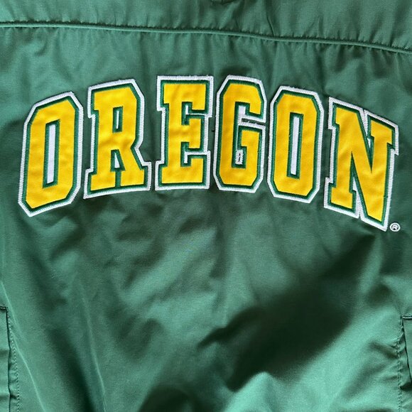 Colosseum Athletics Oregon Pullover Windbreaker Green/Yellow Size M - Picture 6 of 10